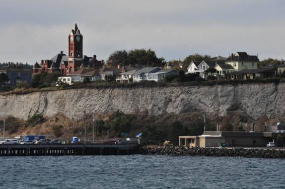 Chegando à Port Townsend, no estado de Washington, oeste dos Estados Unidos